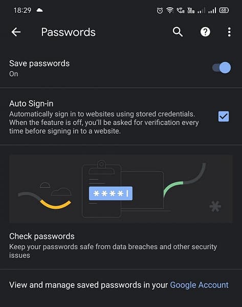 Мобильный Google Chrome начал проверять пароли за пользователями