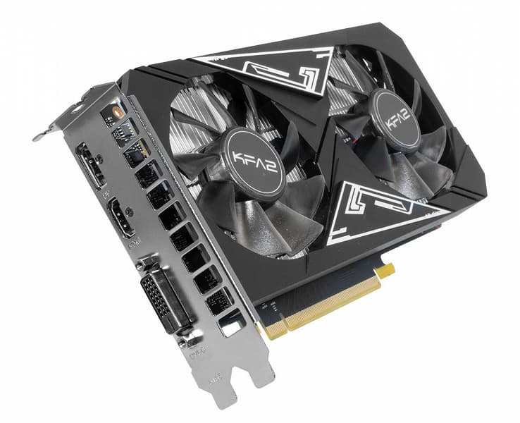 Видеокарта KFA2 GeForce GTX 1650 GDDR6 EX Plus не имеет разъемов питания Видеокарта KFA2 GeForce GTX 1650 GDDR6 EX Plus не имеет разъемов питания