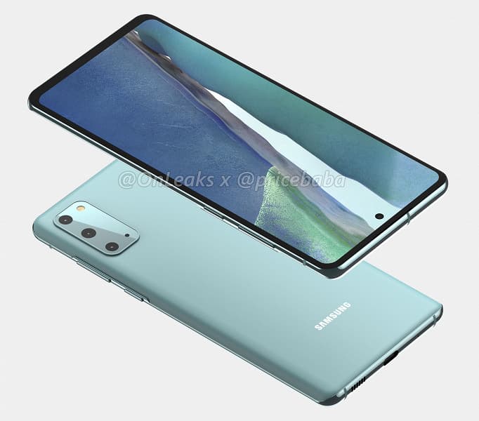 Фотогалерея дня: Samsung Galaxy S20 FE 5G (Galaxy S20 Lite) на больших и качественных рендерах