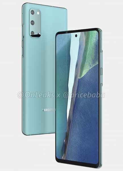 Фотогалерея дня: Samsung Galaxy S20 FE 5G (Galaxy S20 Lite) на больших и качественных рендерах
