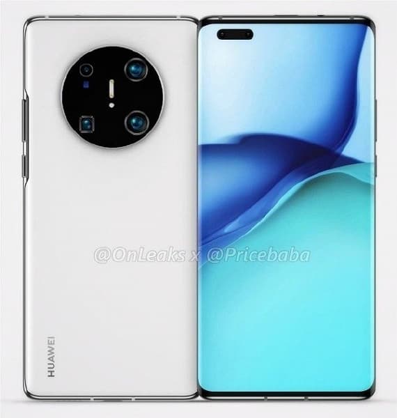 Живое фото подтверждает форму экрана Huawei Mate 40 Pro