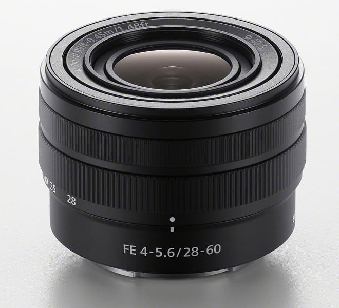 Производитель называет Sony FE 28-60mm F4-5.6 самым маленьким и легким полнокадровым зум-объективом Производитель называет Sony FE 28-60mm F4-5.6 самым маленьким и легким полнокадровым зум-объективом