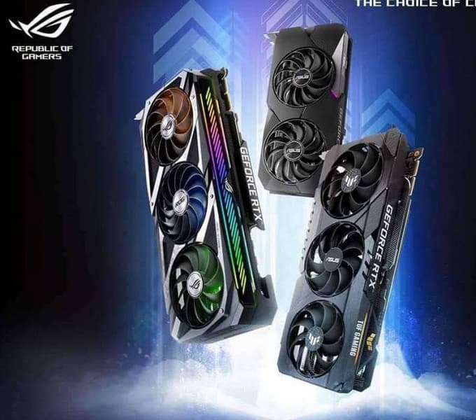 Asus представила видеокарты GeForce RTX 3090, RTX 3080 и RTX 3070
