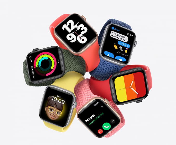 В России стартовали продажи «доступных» Apple Watch SE и Apple Watch Series 6
