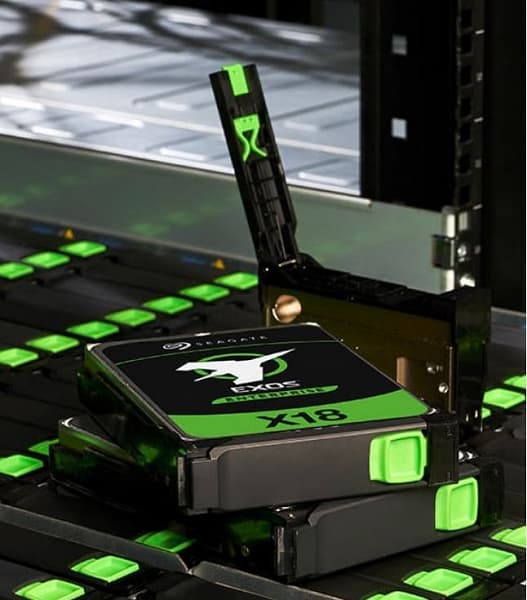 Seagate начинает поставки жестких дисков Exos объемом 18 ТБ