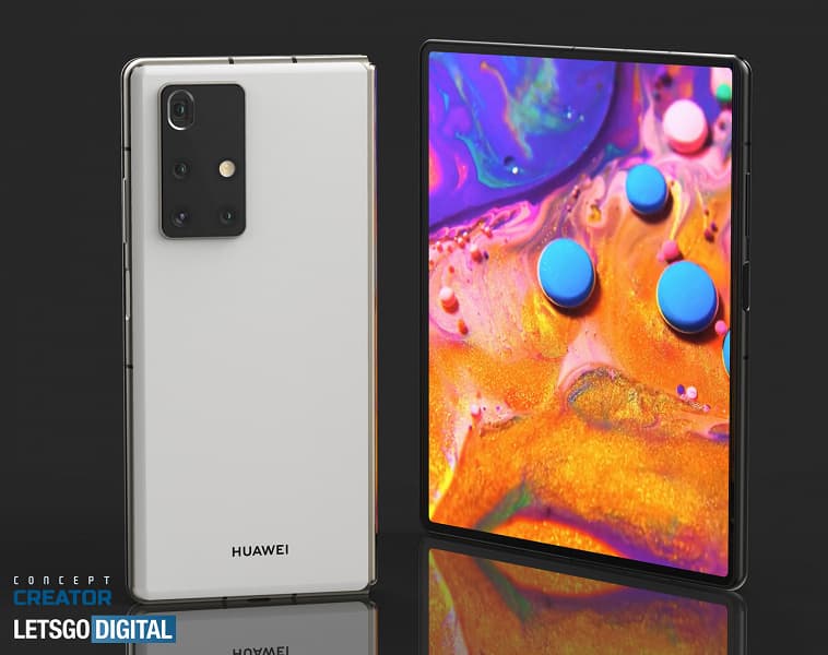 Huawei Mate X2 похож на Samsung Galaxy Z Fold 2. Качественные изображения и видео Huawei Mate X2 похож на Samsung Galaxy Z Fold 2. Качественные изображения и видео