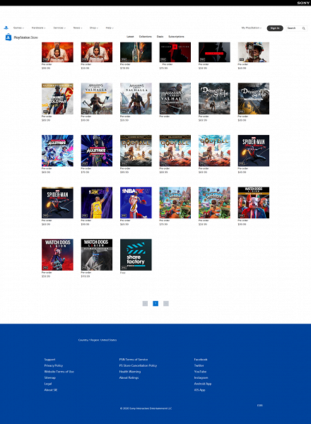 Sony начала распространять переродившийся PlayStation Store задолго до запуска PlayStation 5 