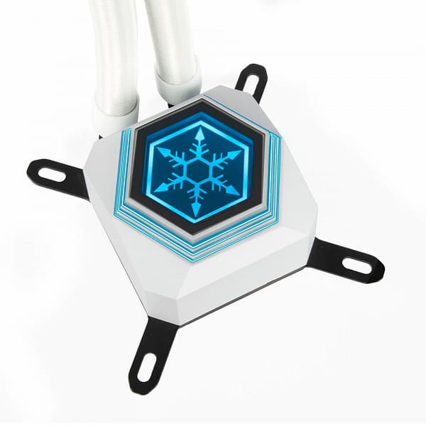 СЖО SilverStone PermaFrost PF360W и PF240W окрашены в белый цвет