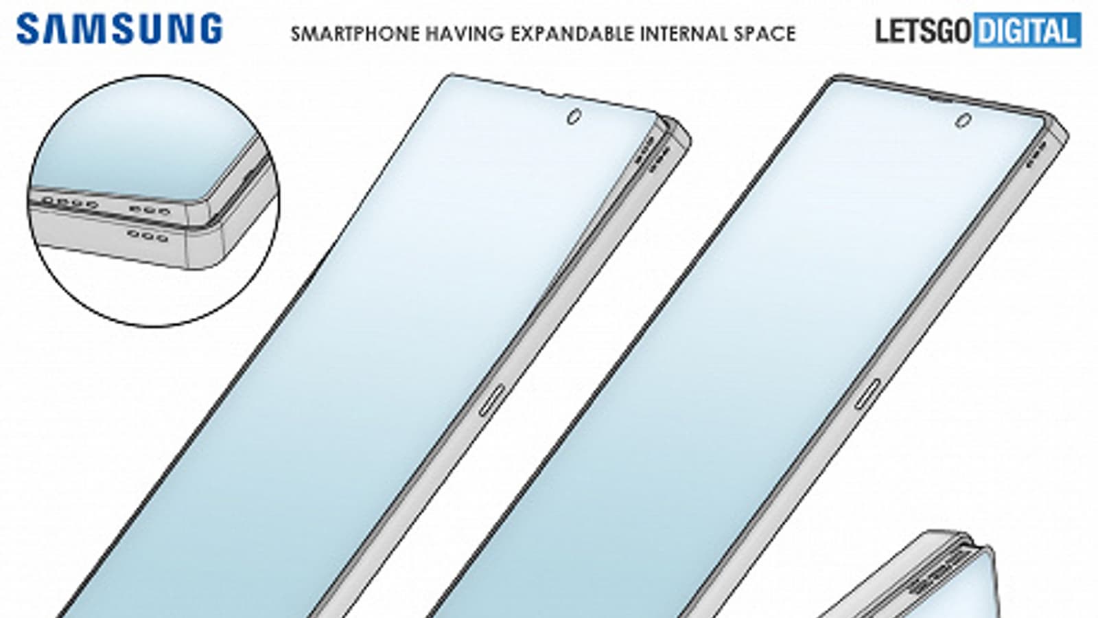 Samsung с «выпадающим» из корпуса экраном, отличным звуком и поддержкой стилуса. Качественные изображения на базе патента 