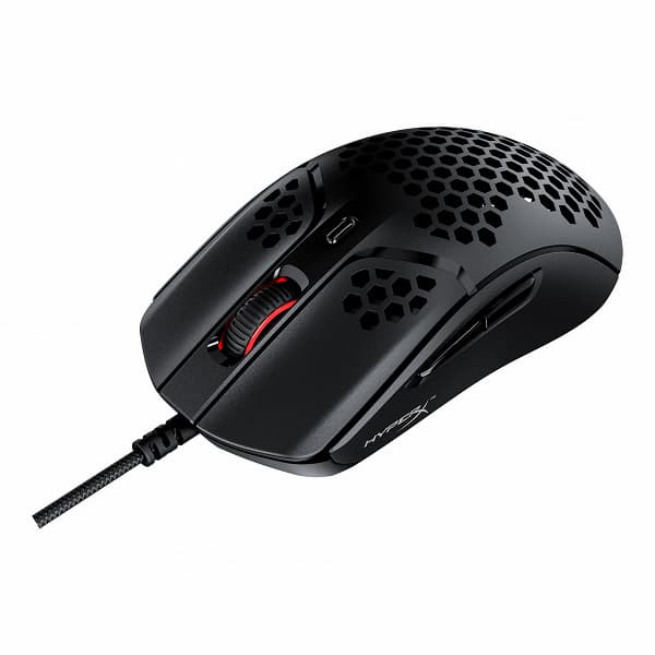 Корпус мыши HyperX Pulsefire Haste напоминает пчелиные соты