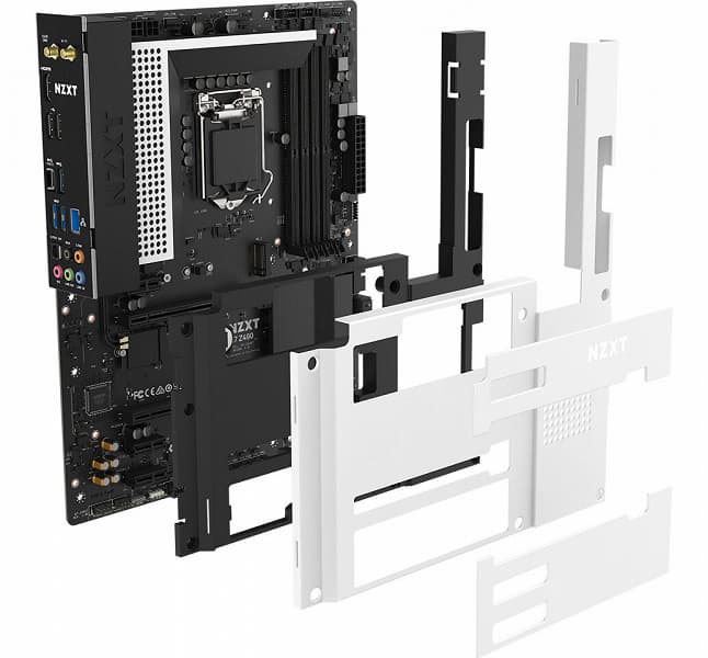 Внешний вид системной платы NZXT N7 Z490 можно менять