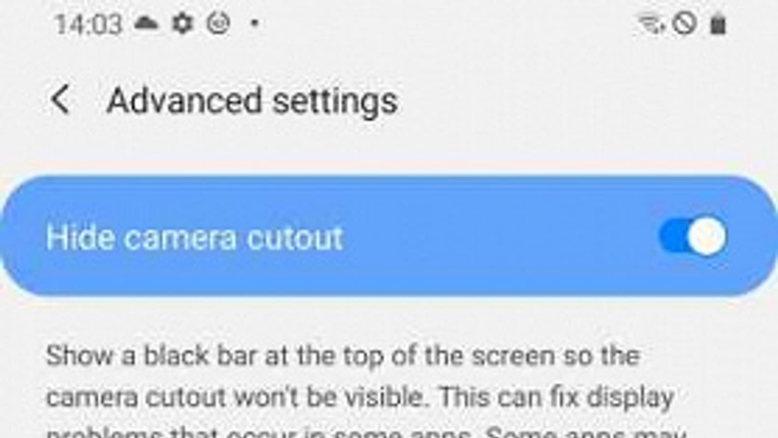 Samsung осознанно лишила смартфоны Galaxy одной из функций. Они разучились скрывать «чёлки» и вырезы