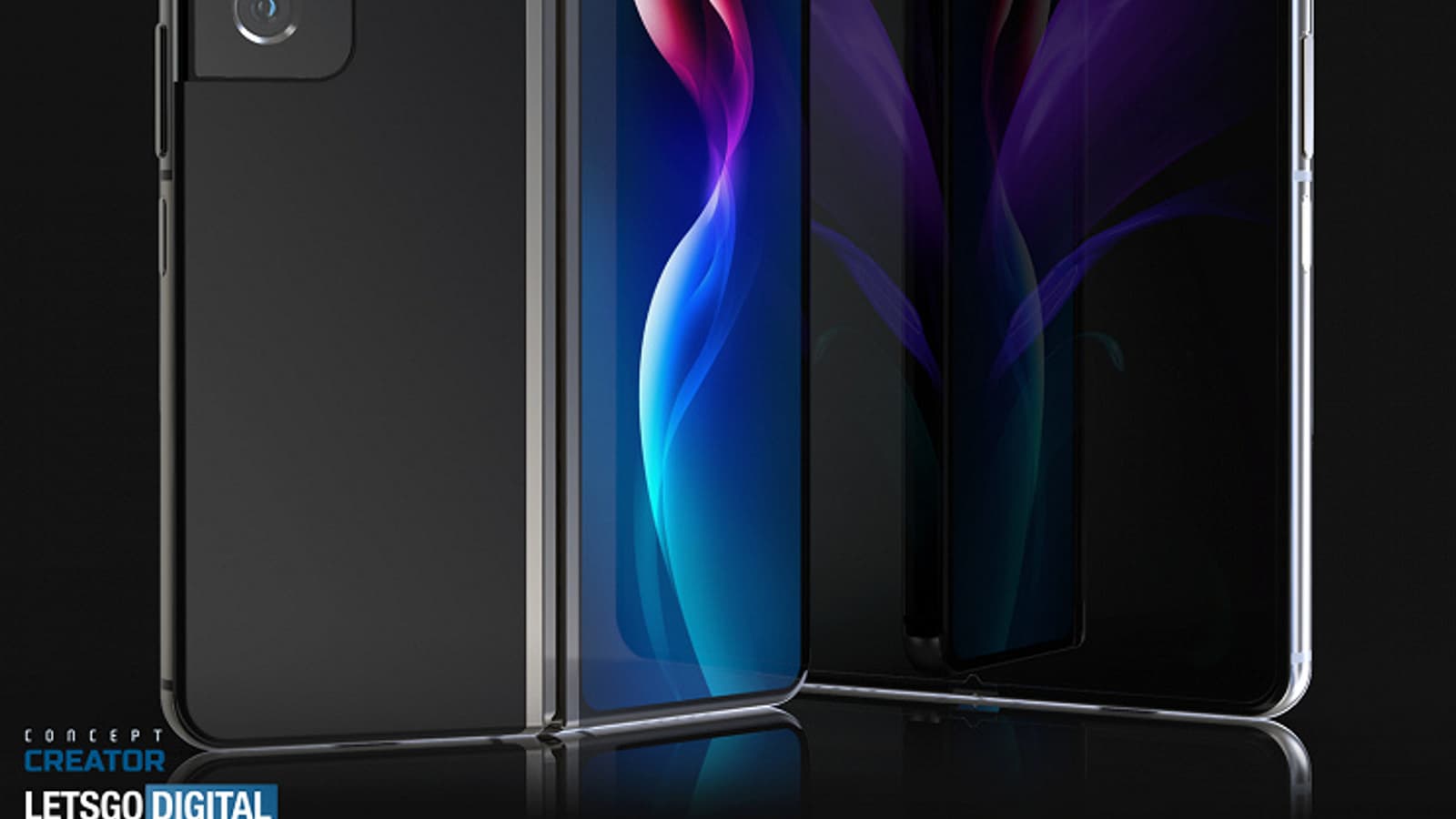 Красивая визуализация Samsung Galaxy Z Fold 3 со стилусом S Pen за несколько месяцев до анонса