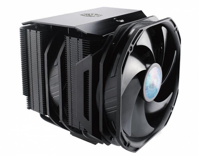 Процессорная система охлаждения Cooler Master MasterAir MA624 Stealth окрашена в черный цвет