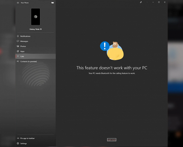 Windows 10 плотнее подружился с Android. Многие смартфоны Samsung научились передавать звонки на ПК