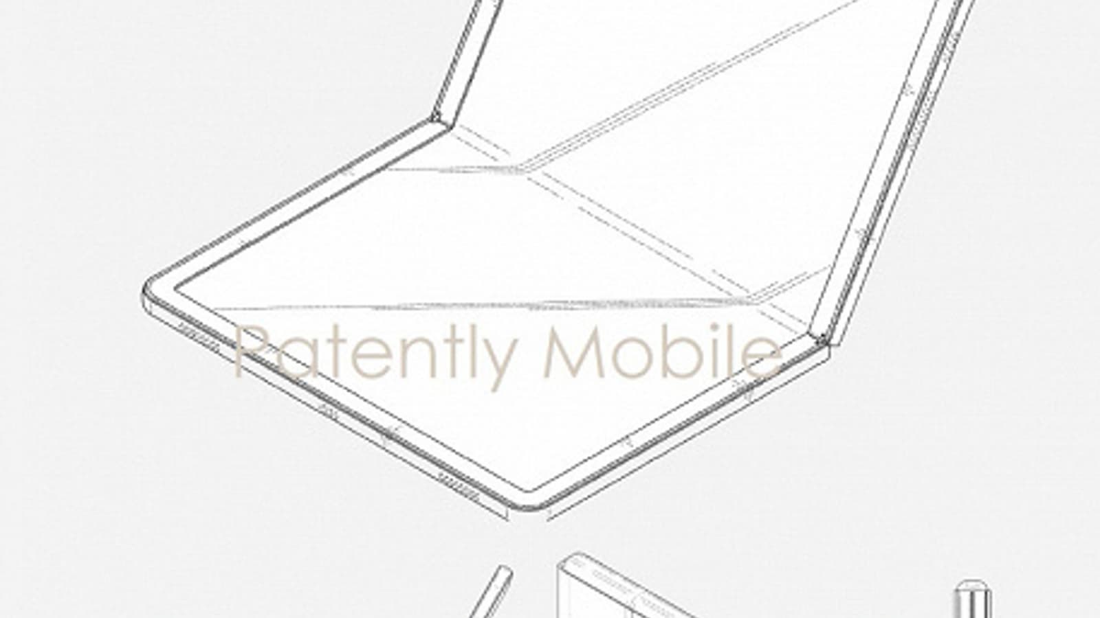 Samsung выдали патент на складной дисплей для планшетов