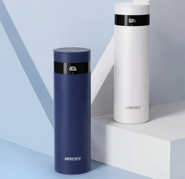 Представлена умная бутылка Huawei с HarmonyOS. Она знает, когда и сколько вы пьёте, и показывает оставшийся объём жидкости