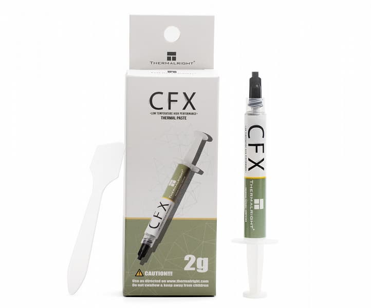 Термопаста Thermalright CFX рассчитана на работу в широком диапазоне температур