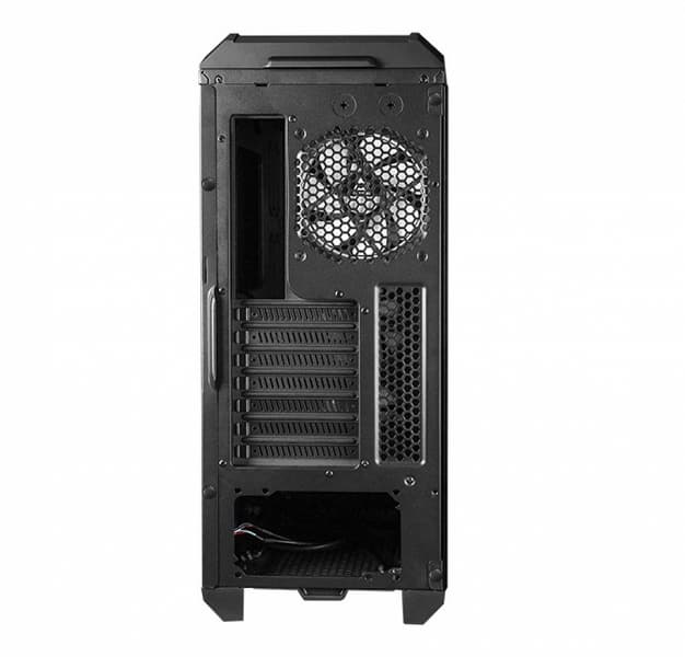 Боковая стенка корпуса Chieftec Stallion 3 изготовлена из закалённого стекла, а передняя и верхняя — из сетки