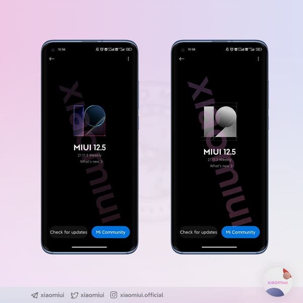 В MIUI 12.5 уже произошли изменения перед анонсом MIUI 13