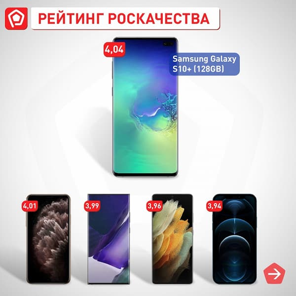 Лучшие смартфоны последних лет: рейтинг флагманов по версии Роскачества, не потерявших актуальности в 2021 году