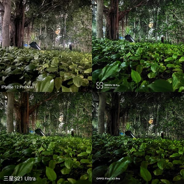 Meizu 18 Pro в сложных условиях фотографирует лучше iPhone 12 Pro Max, Samsung Galaxy S21 Ultra и Oppo Find X3 Pro