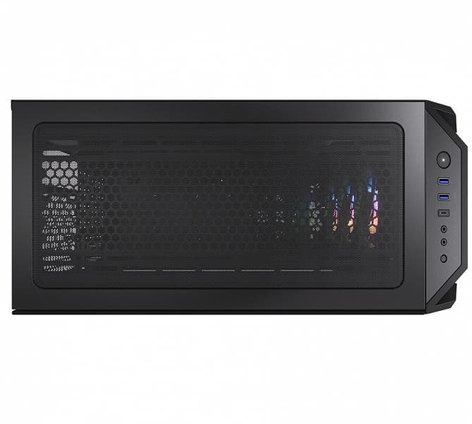 Особенностью корпуса Cougar MX660 Mesh RGB-L является объемная передняя панель из сетки
