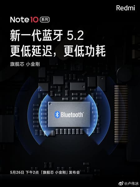 Китайские Redmi Note 10 получили поддержку Bluetooth 5.2