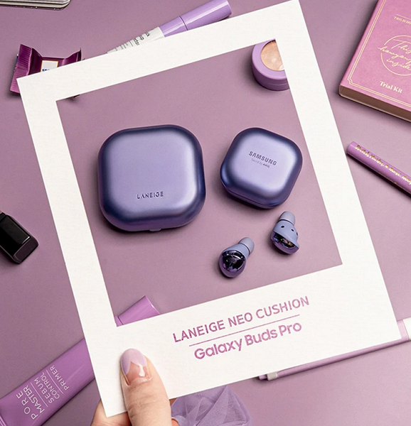 Представлены наушники Samsung Galaxy Buds Pro Laneige Neo Cushion Edition