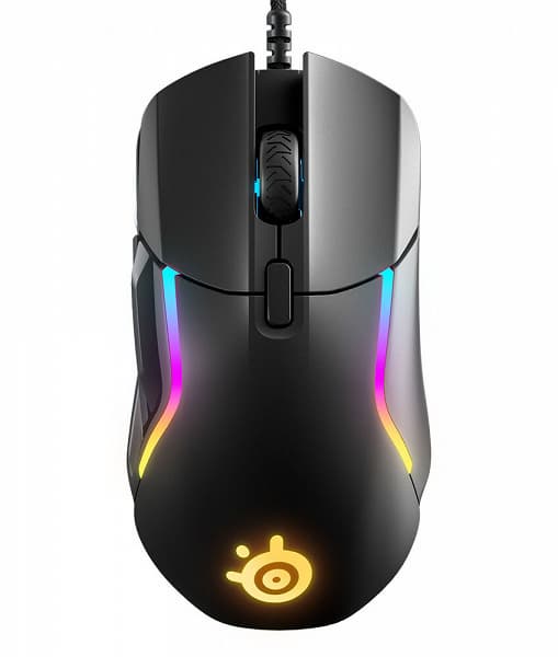 Игровая мышь SteelSeries Rival 5 имеет симметричную форму, но рассчитана на управление правой рукой
