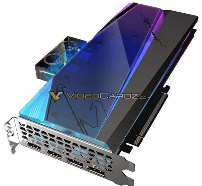 Карта Gigabyte Radeon RX 6900 XT Aorus Xtreme WaterForce WB будет оснащена водоблоком