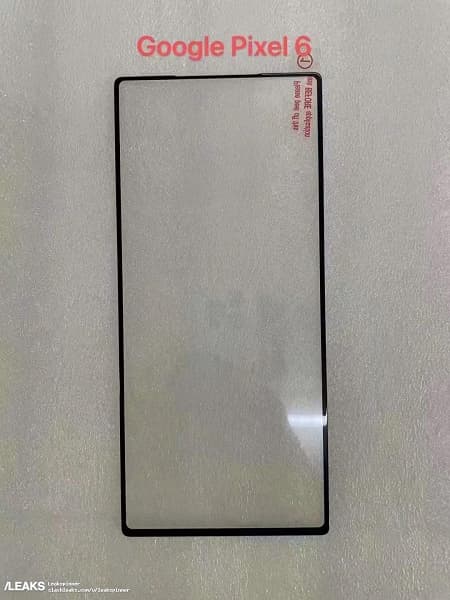 Фото защитных стекол для Google Pixel 6 и Pixel 6 Pro подтверждают изогнутые экраны с очень тонкими рамками