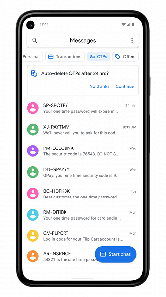 Полезное новшество в главном мессенджере Android: автоматическое удаление SMS заработало в Google Messages