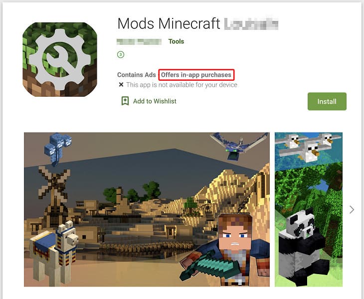 Осторожно: в Google Play под видом модов для Minecraft распространяется вредоносное ПО