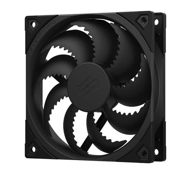 Форма лопастей вентилятора SilentiumPC Fluctus 120 PWM выбрана с учетом психоакустических соображений