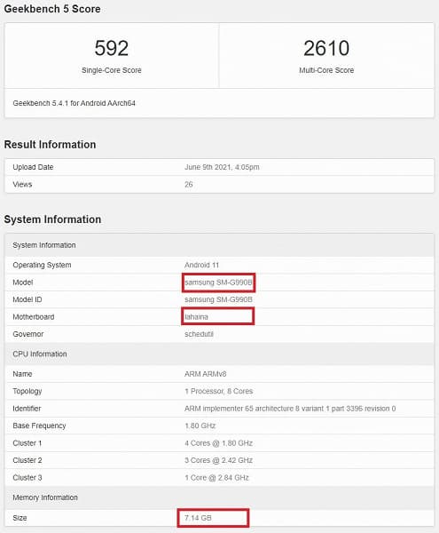 Доступный фанатский флагман Samsung Galaxy S21 FE не будет обделён оперативной памятью. В Сети засветилась версия с 8 ГБ ОЗУ