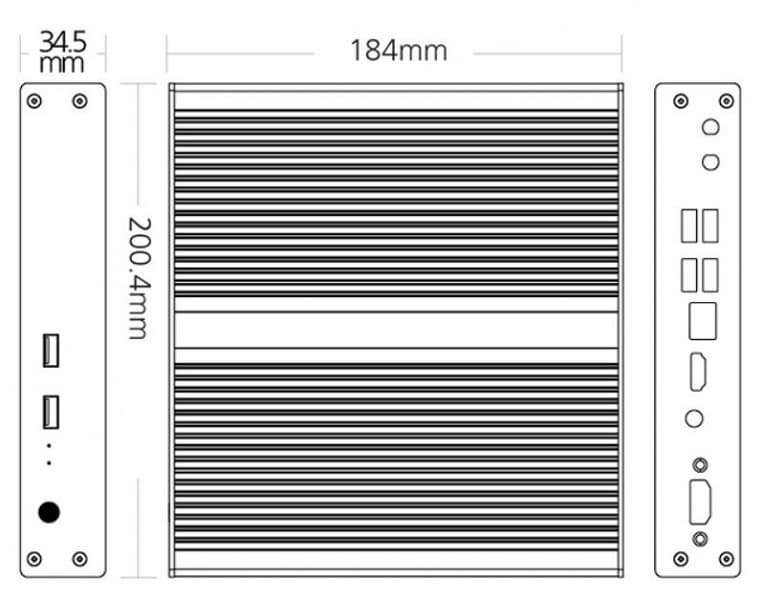Корпус Akasa Plato NE предназначен для систем на базе Intel NUC 8 и 11 с пассивным охлаждением 