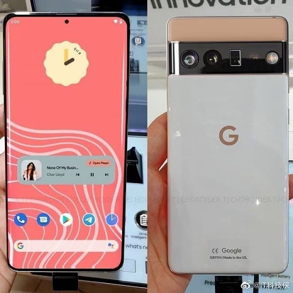 Работающий Google Pixel 6 с крошечной камерой впервые показали в руках пользователя