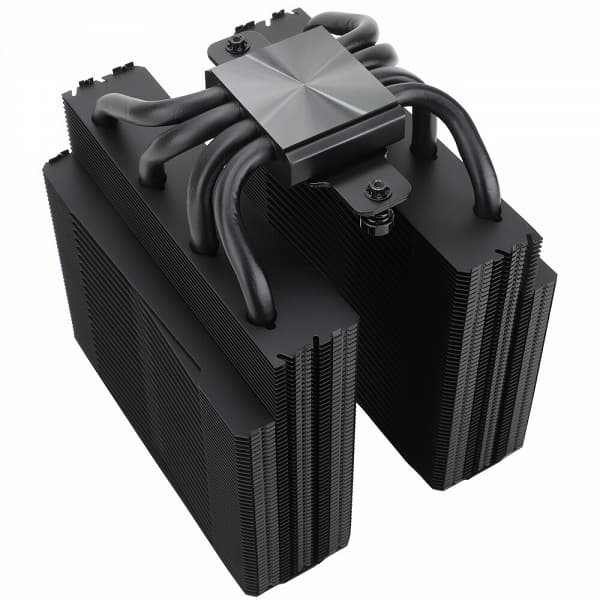 Конструкция системы охлаждения Thermalright Frost Spirit 140 Black V3 включает четыре тепловые трубки диаметром 8 мм