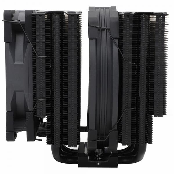 Конструкция системы охлаждения Thermalright Frost Spirit 140 Black V3 включает четыре тепловые трубки диаметром 8 мм