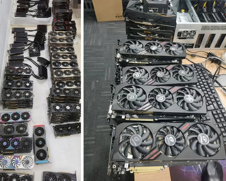 В Китае майнеры начали масштабную распродажу видеокарт. GeForce RTX 3060 предлагается за 270 долларов