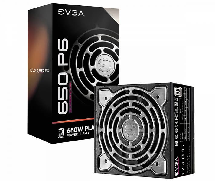 В серию EVGA SuperNOVA P6 вошли блоки питания мощностью 650, 750, 850 и 1000 Вт