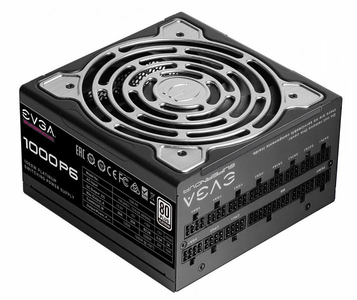В серию EVGA SuperNOVA P6 вошли блоки питания мощностью 650, 750, 850 и 1000 Вт