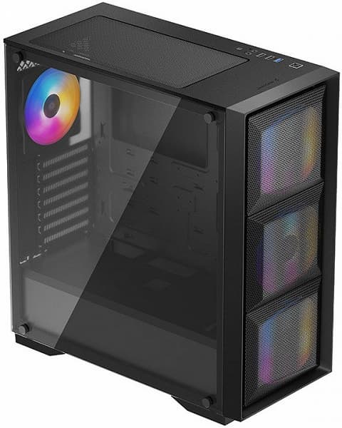 Корпус DeepCool Matrexx 50 Mesh 4FS рассчитан на платы типоразмера mini-ITX, microATX, ATX или E-ATX