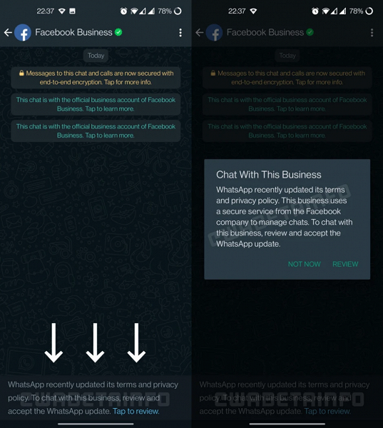 Новые противоречивые правила WhatsApp можно будет не принимать большинству пользователей