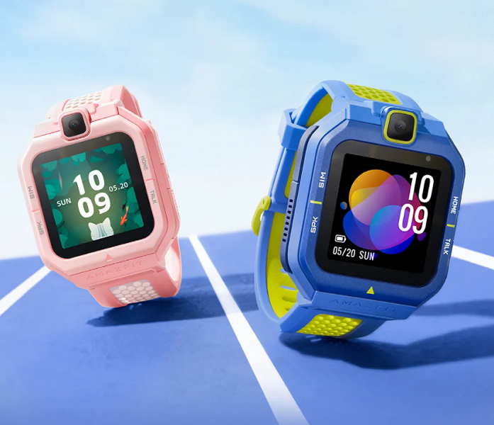 Встроенная камера, модем LTE, GPS, IP68 и датчик BioTracker 2 PPG как у Amazfit GTR2. Huami представила новые умные часы Amazfit для детей