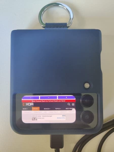 У внешнего экрана Samsung Galaxy Z Flip3 обнаружен баг