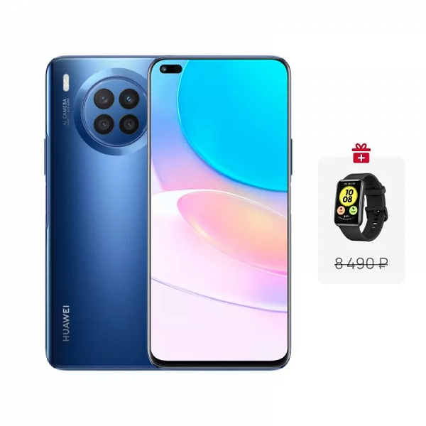 64 Мп, 4300 мА·ч, 66 Вт и Snapdragon 662. Huawei Nova 8i уже можно заказать в России с подарком на 8,5 тысячи рублей