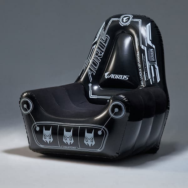 Игровое кресло Gigabyte Aorus Gaming сделано надувным Игровое кресло Gigabyte Aorus Gaming сделано надувным