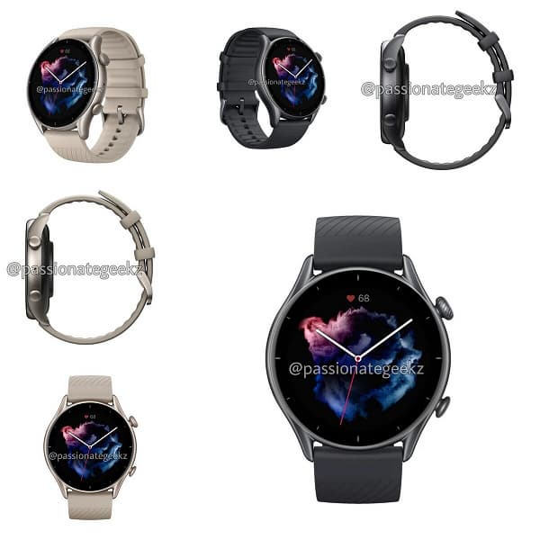 Умные часы Amazfit GTR 3, GTR 3 Pro и GTS 3 позируют на рандерах за 4 дня до анонса. Раскрыты их характеристики, объявлена стоимость